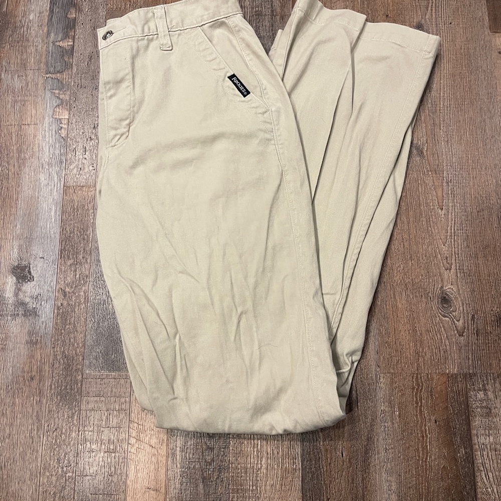 Authentic Cream Bootcut Rockies
